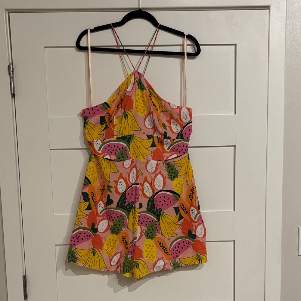 Hutch Multicolor Tropical Print Jumpsuit